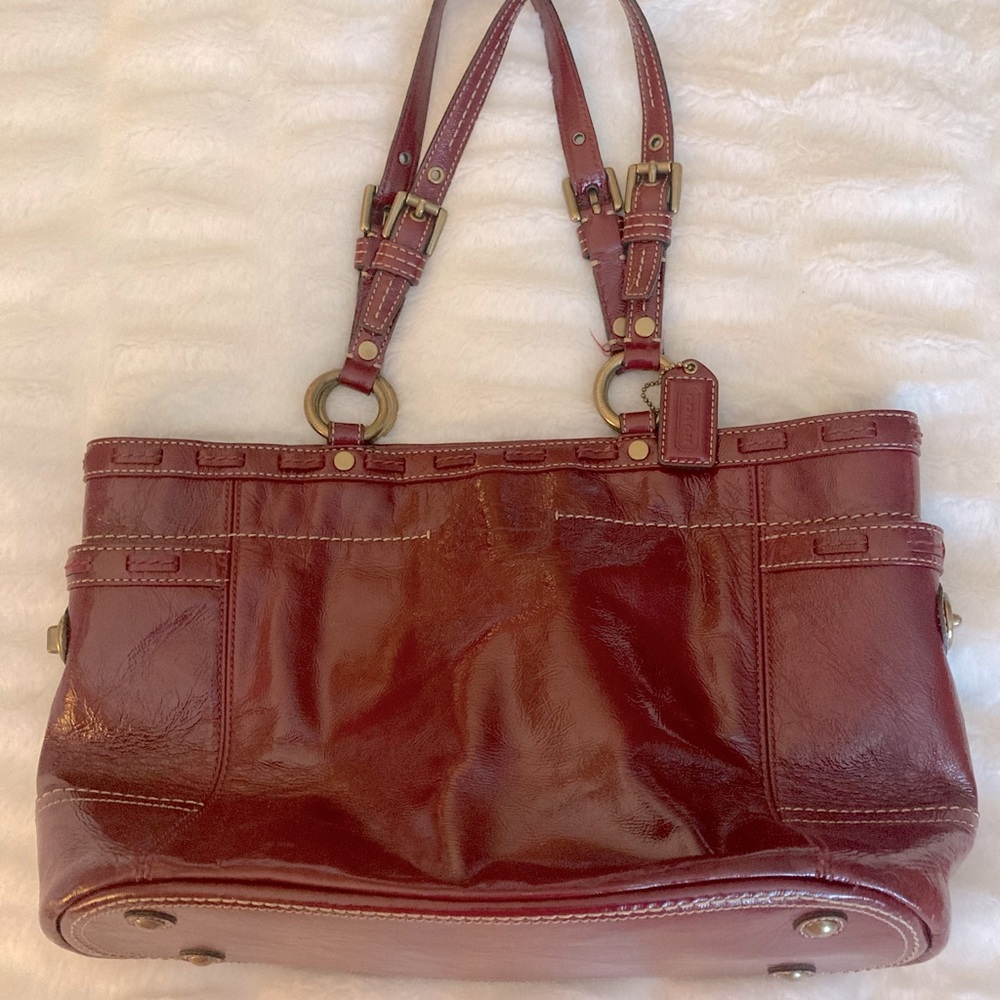 Authentic Leather Coach bag